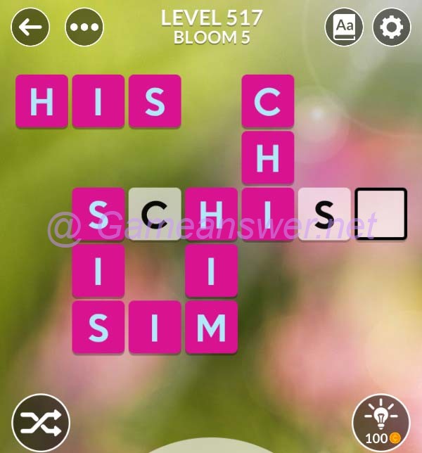 Wordscapes Level 517