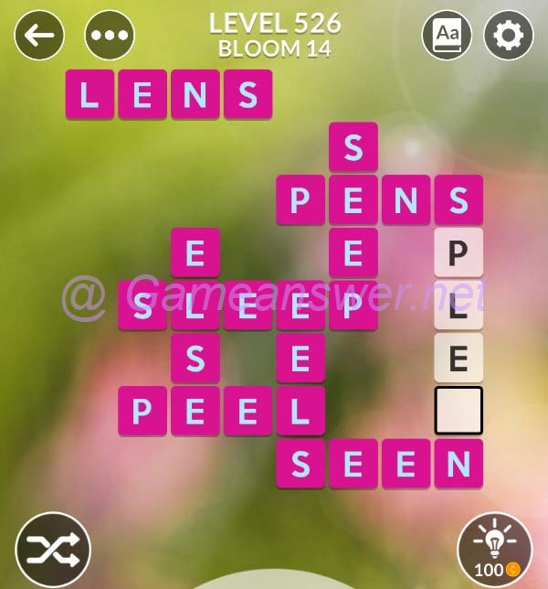 Wordscapes Level 526