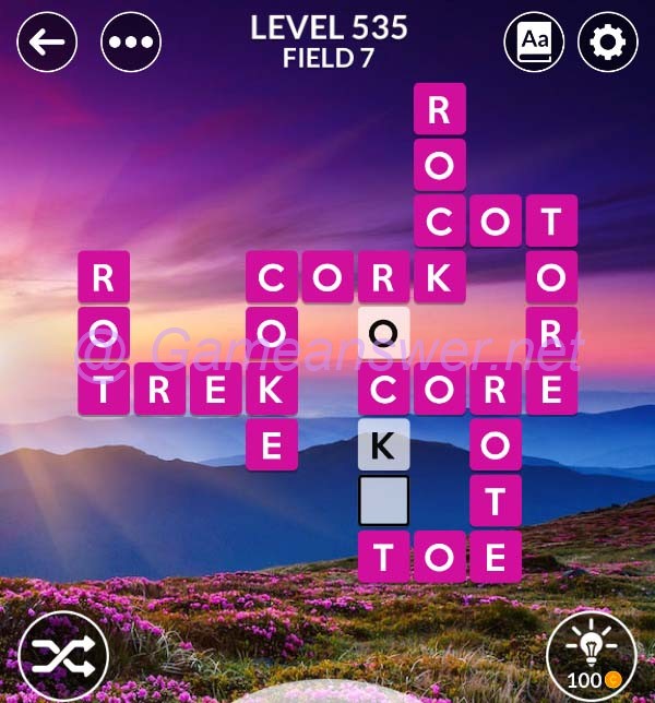 Wordscapes Level 535