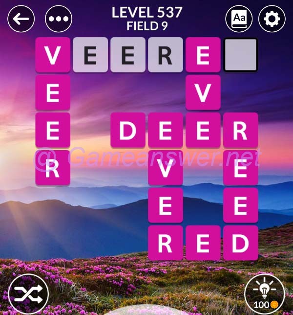 Wordscapes Level 537