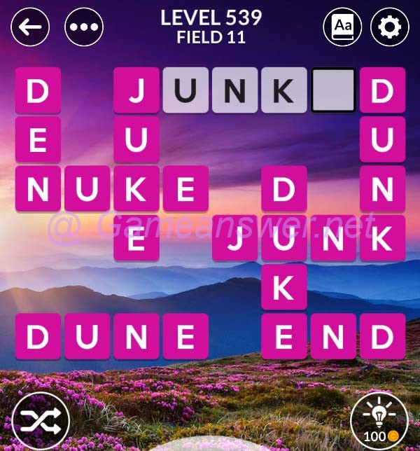 Wordscapes Level 539