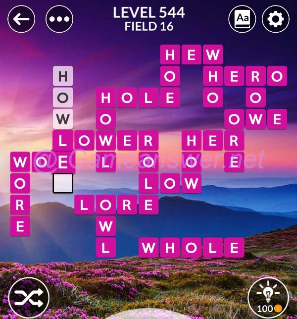 Wordscapes Level 544