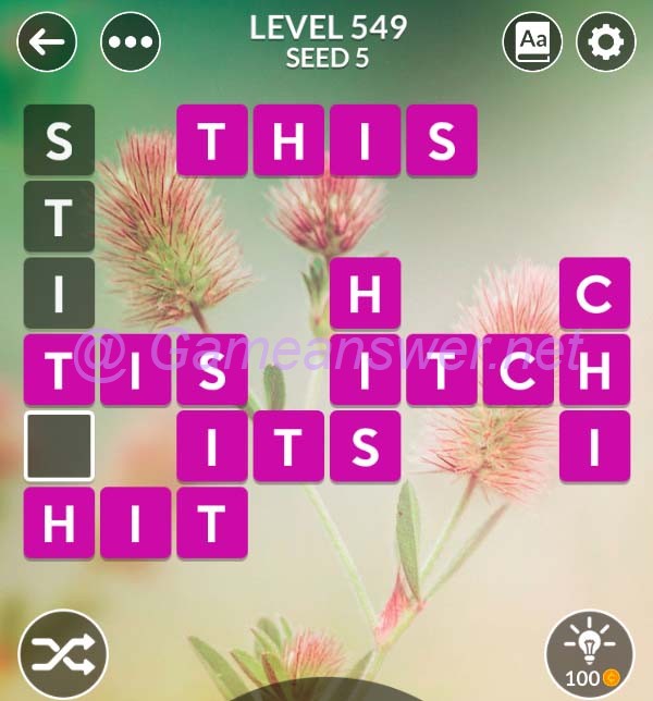 Wordscapes Level 549