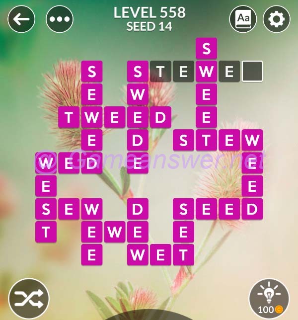 Wordscapes Level 558