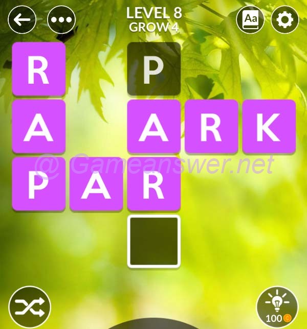 Wordscapes Level 8