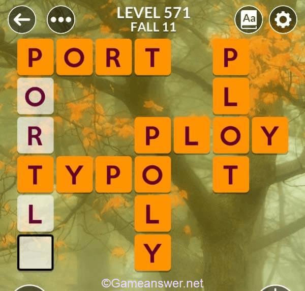 Wordscapes Level 571