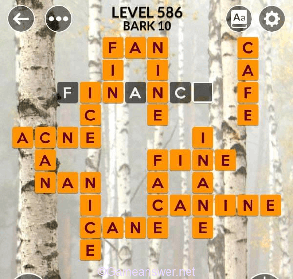 Wordscapes Level 586