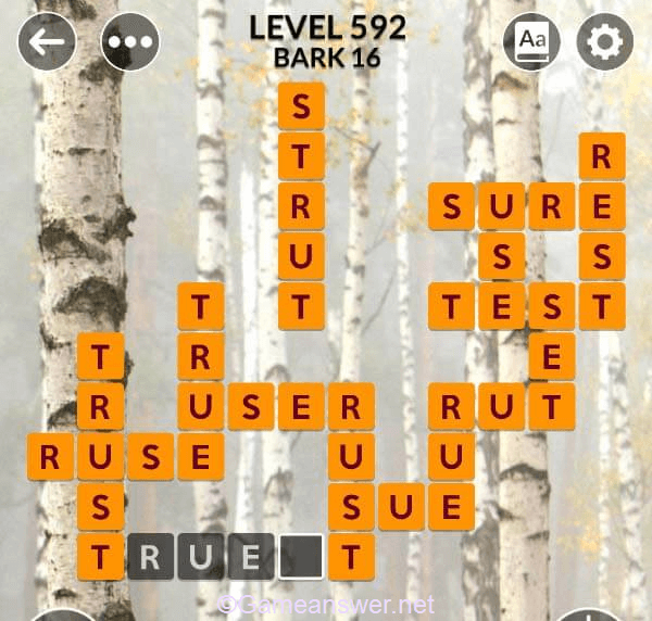 Wordscapes Level 592