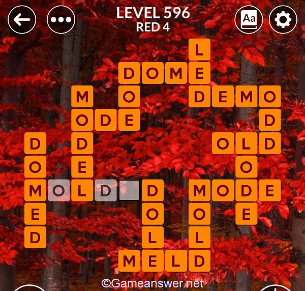 Wordscapes Level 596