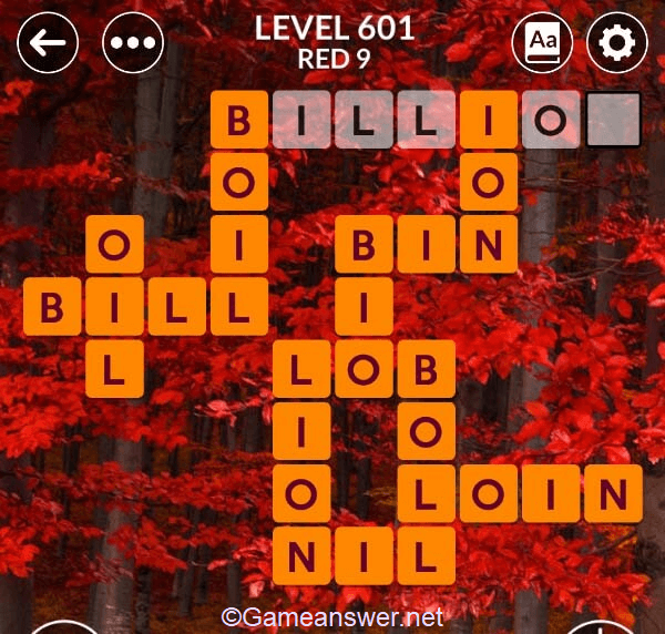 Wordscapes Level 601