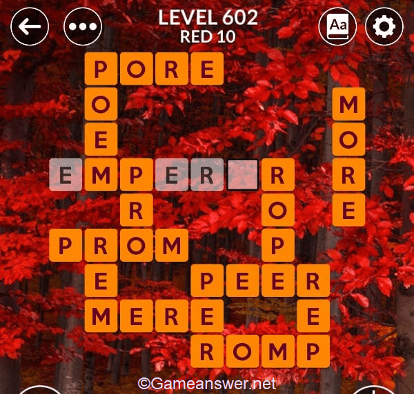 Wordscapes Level 602