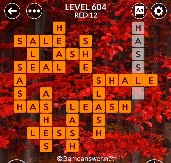 Wordscapes Level 604