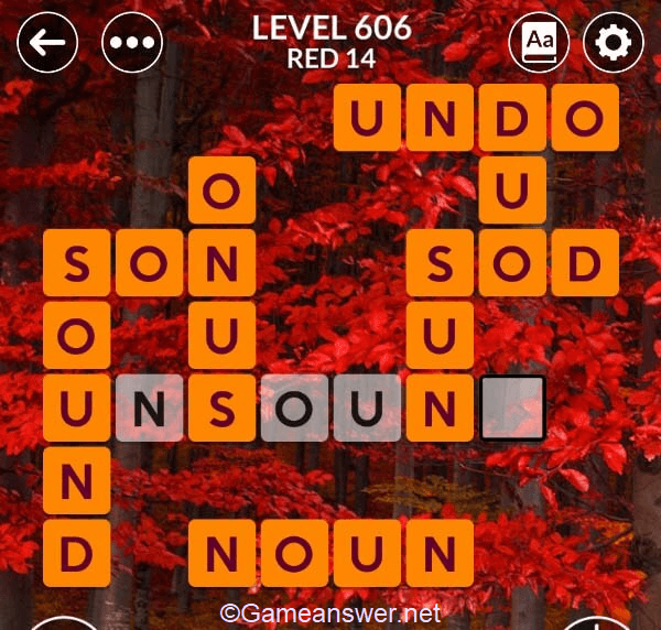 Wordscapes Level 606