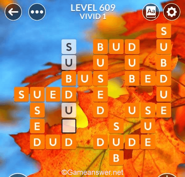 Wordscapes Level 609