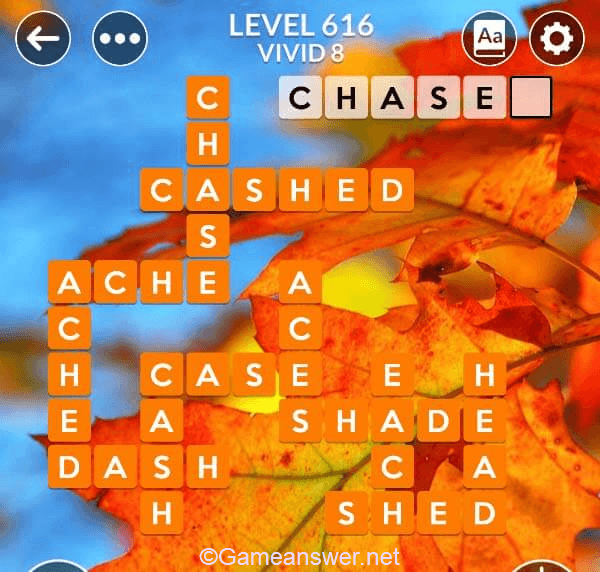 Wordscapes Level 616 Answers [ + Bonus Words ] - GameAnswer