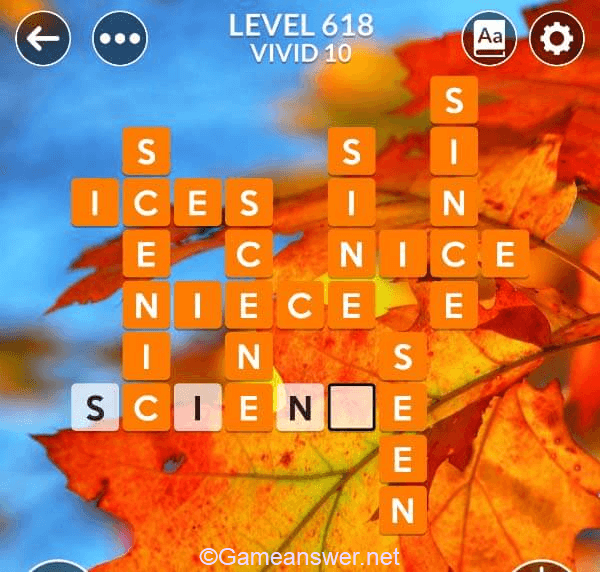 Wordscapes Level 618