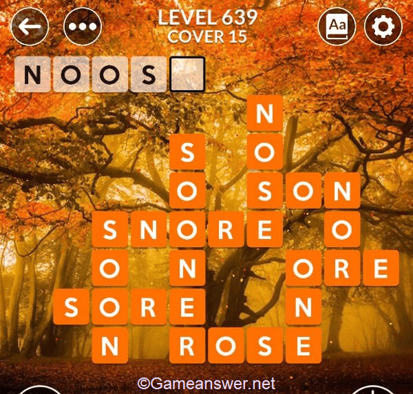 Wordscapes Level 639