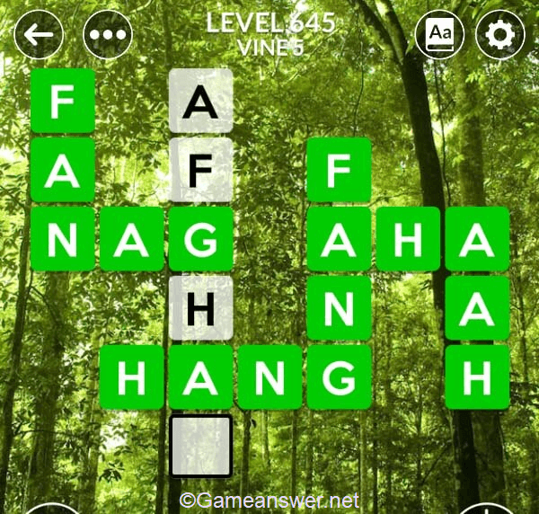 Wordscapes Level 645