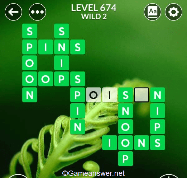 Wordscapes Level 674