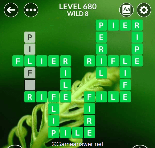 Wordscapes Level 680