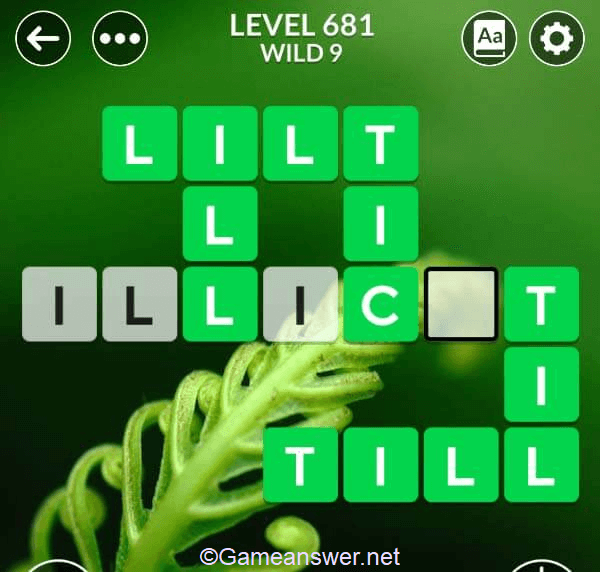 Wordscapes Level 681