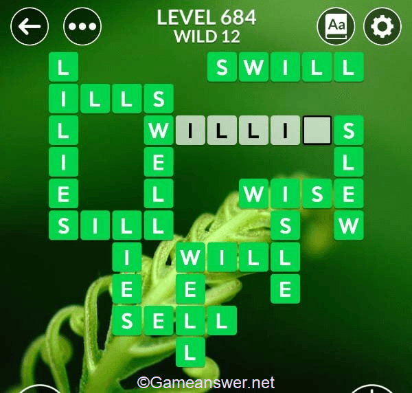 Wordscapes Level 684