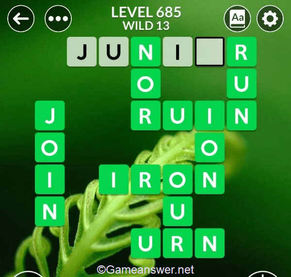 Wordscapes Level 685