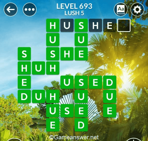 Wordscapes Level 693