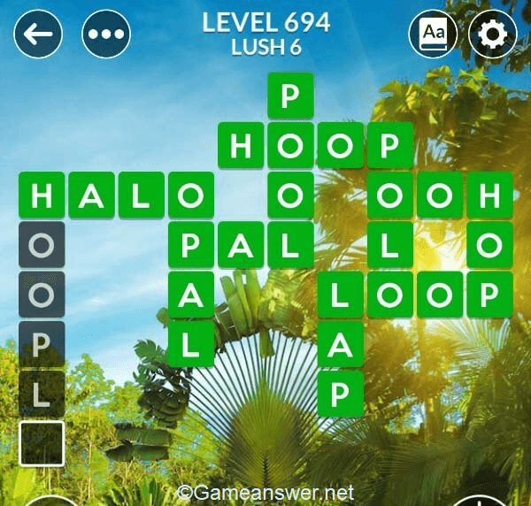 Wordscapes Level 694