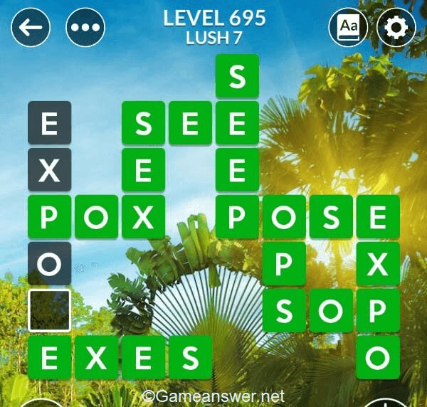 Wordscapes Level 695