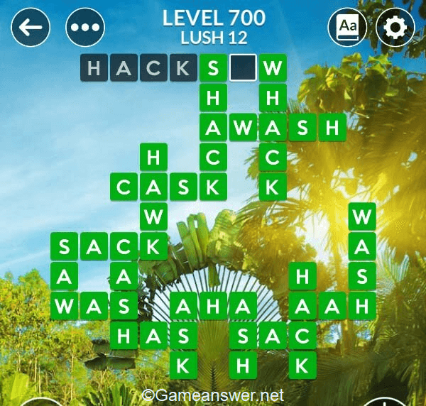 Wordscapes Level 700