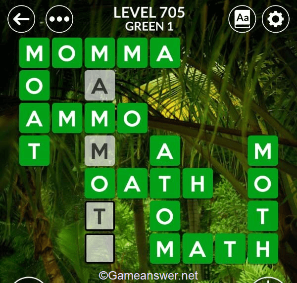 Wordscapes Level 705