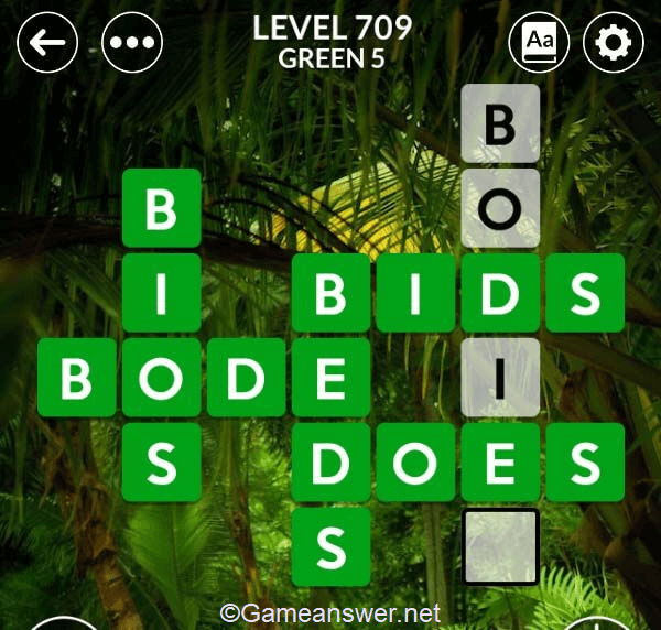 Wordscapes Level 709