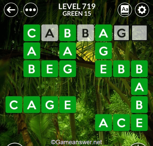 Wordscapes Level 719