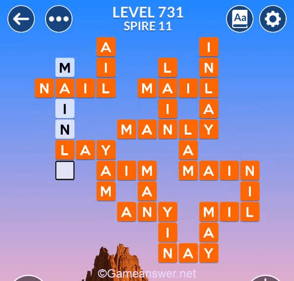 Wordscapes Level 731