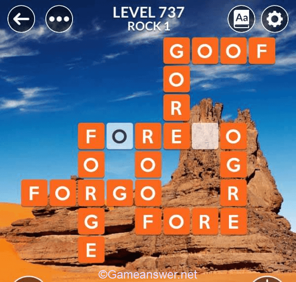 Wordscapes Level 737