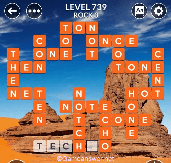 Wordscapes Level 739