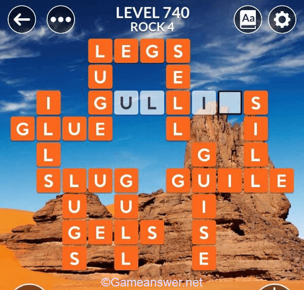 Wordscapes Level 740