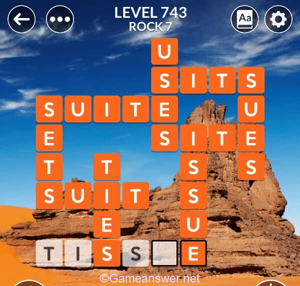 Wordscapes Level 743