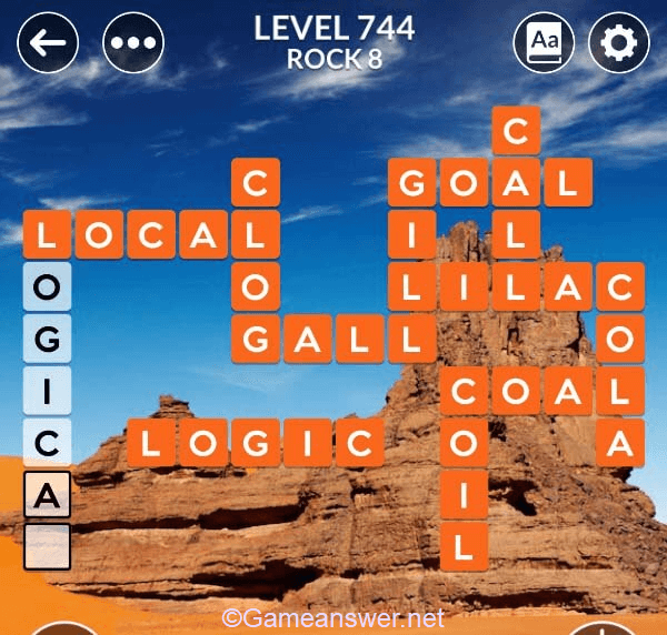 Wordscapes Level 744