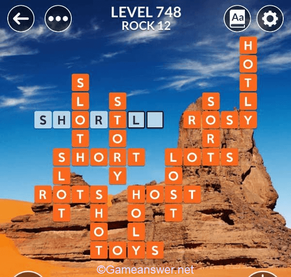 Wordscapes Level 748