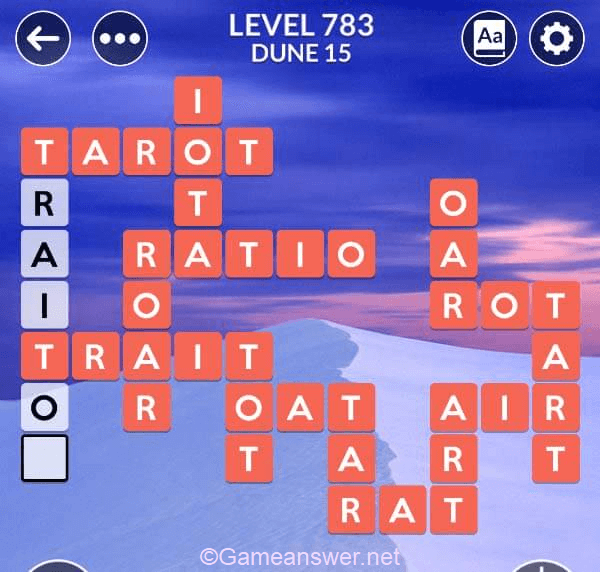 Wordscapes Level 783