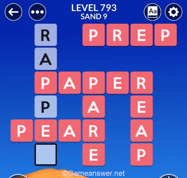 Wordscapes Level 793