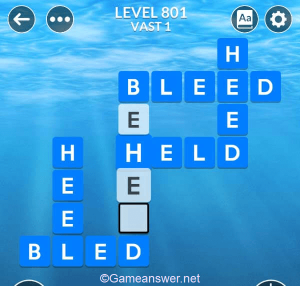 Wordscapes Level 801