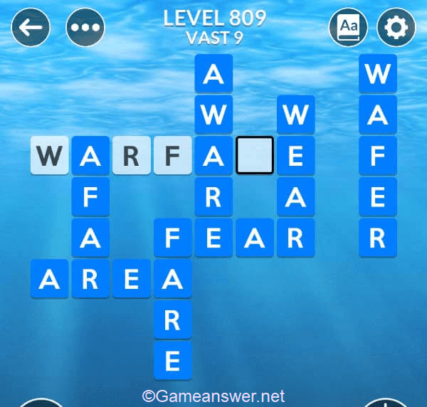 Wordscapes Level 809