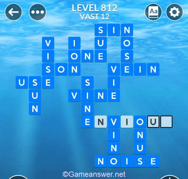 Wordscapes Level 812