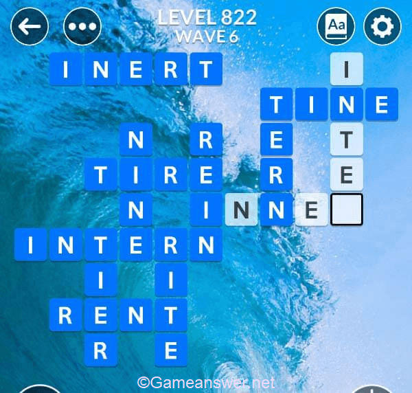 Wordscapes Level 822