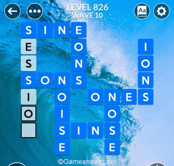 Wordscapes Level 826