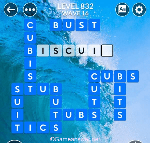 Wordscapes Level 832