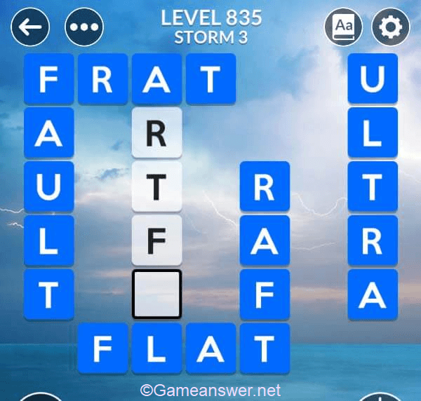 Wordscapes Level 835